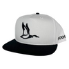 Roost Canvas Black & White Hat - Smartfashionbuy